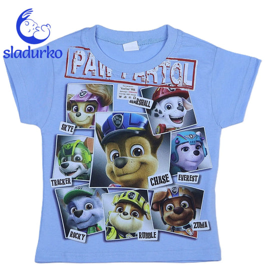 Стилна синя тениска с апликация