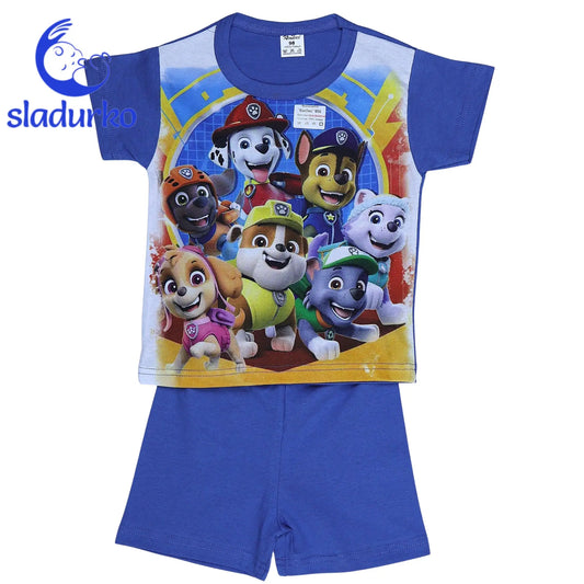 Пижама от две части с къс ръкав