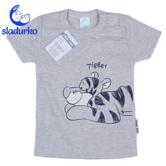 Тениска със закопчаване на рамото