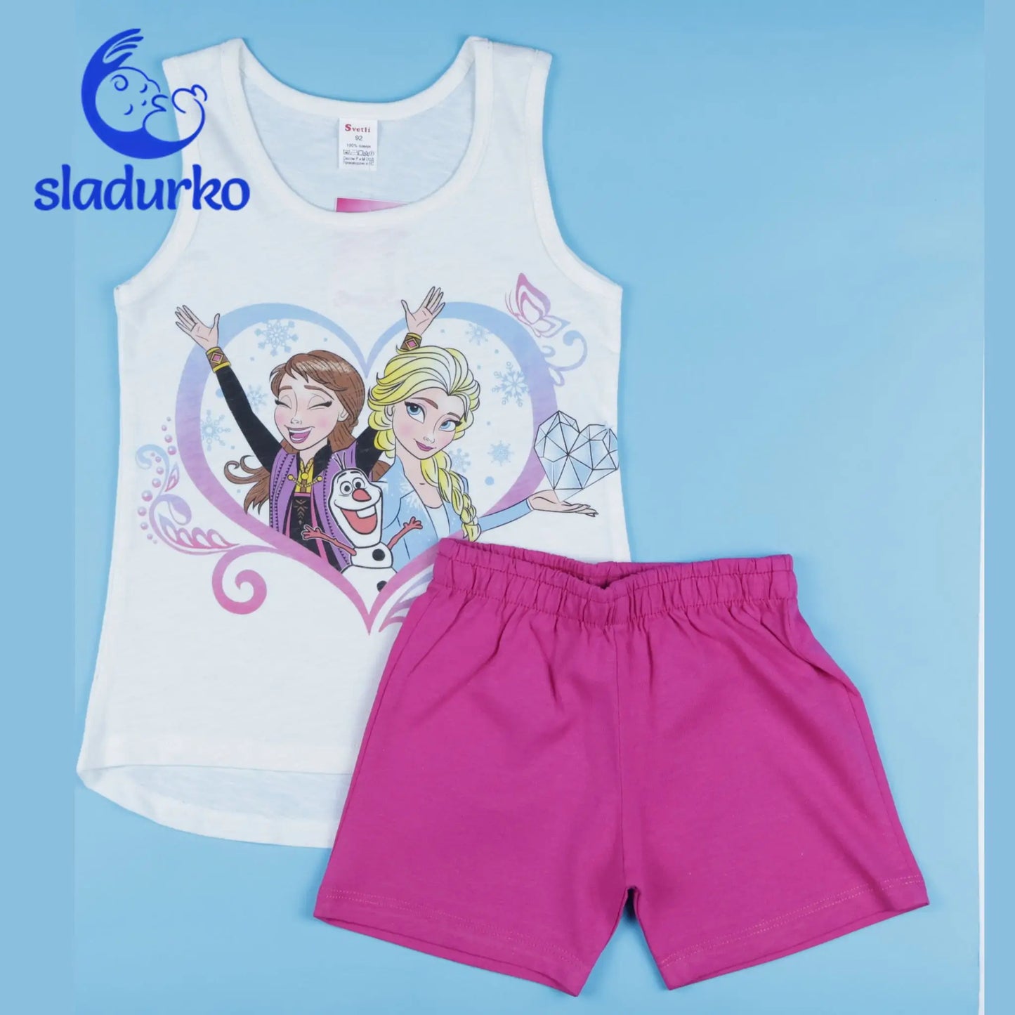 Комплект за момиче  - потник и панталонки