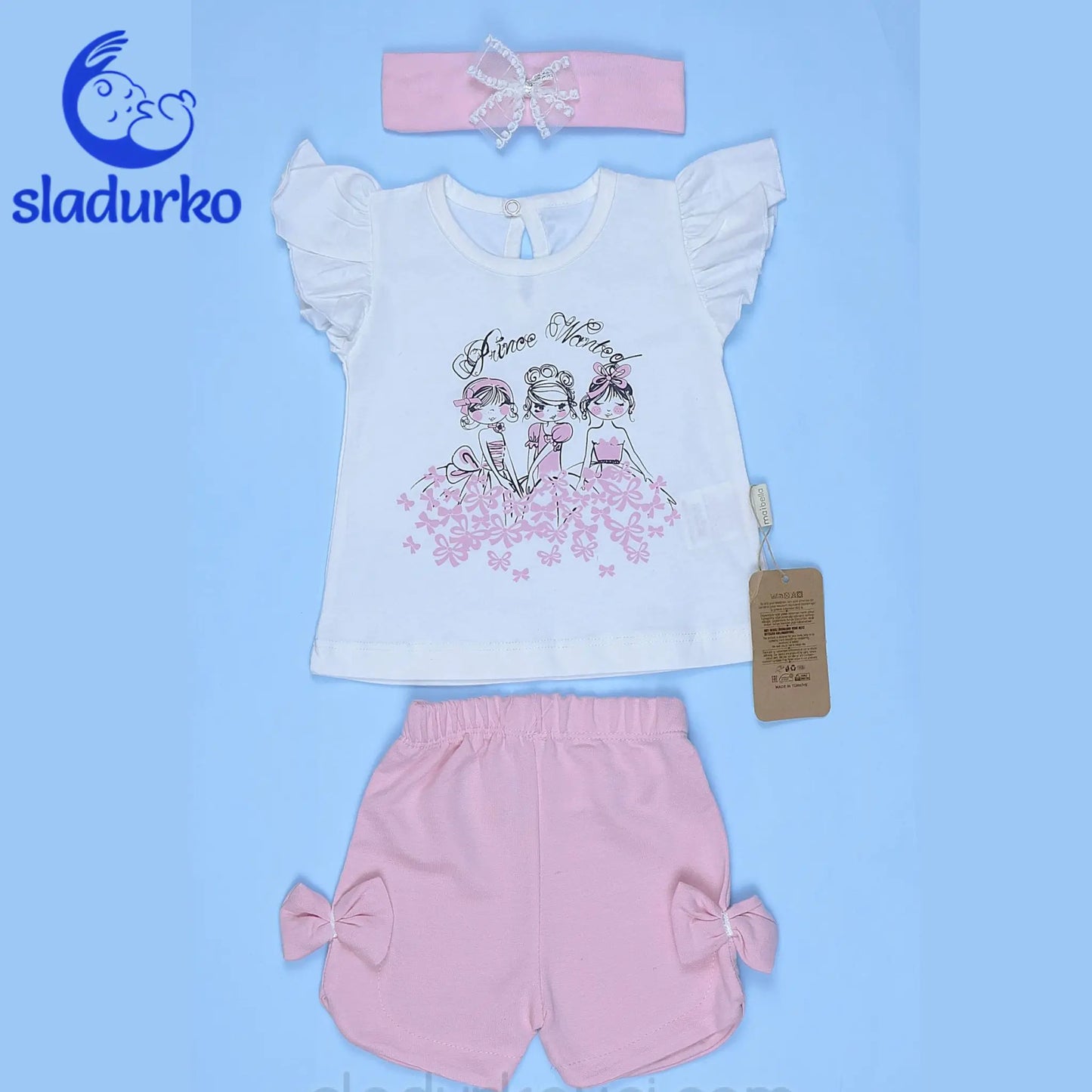 Летен комплект за момиче от три части