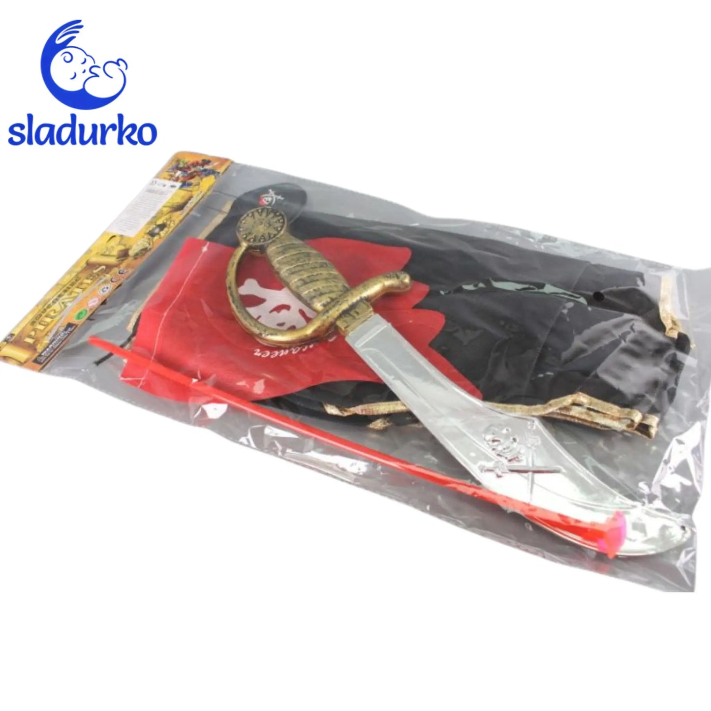 Пиратски костюм комплект със сабя