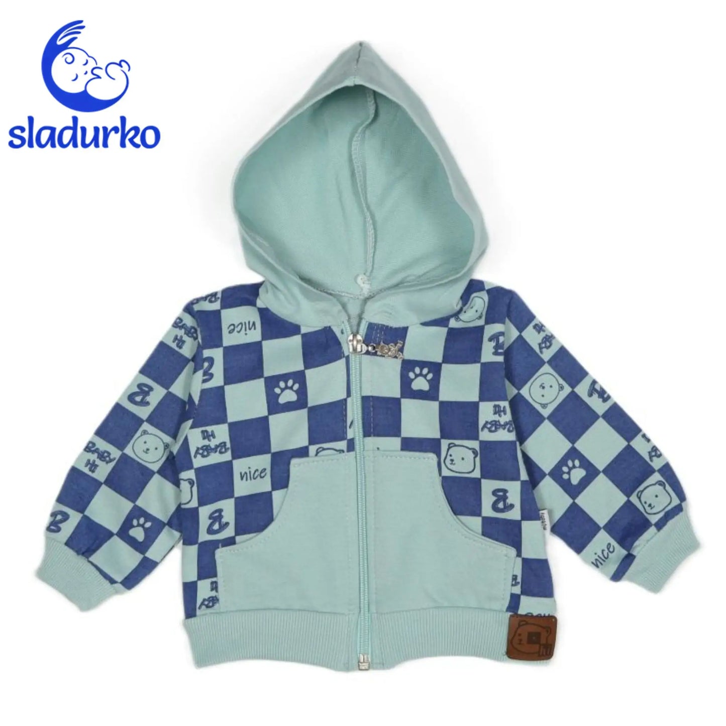 Комплкект за момче от 3 части размери : 68-74-80