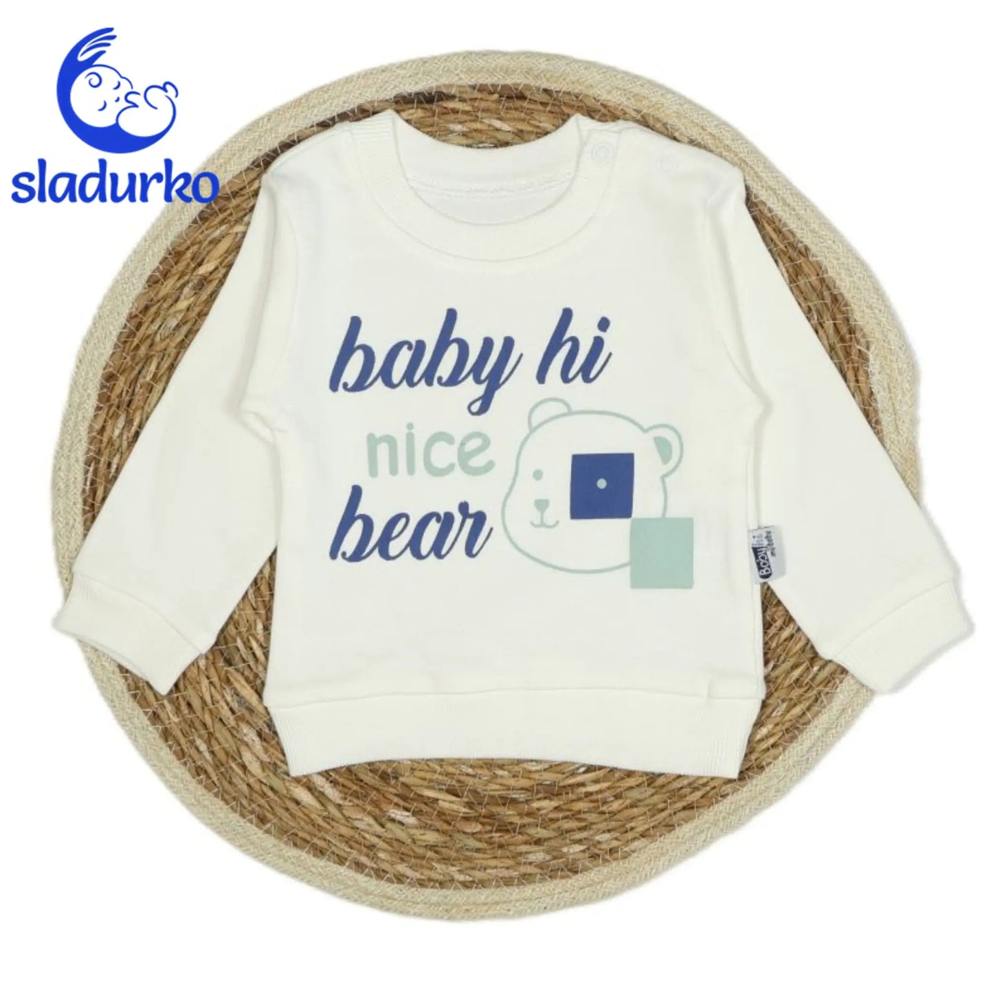 Комплкект за момче от 3 части размери : 68-74-80