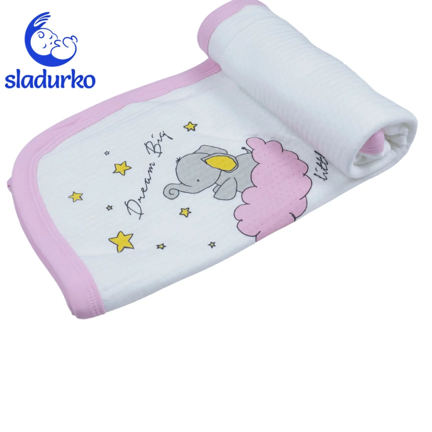 Пелена каппитон с апликация слонче 75х80 см.