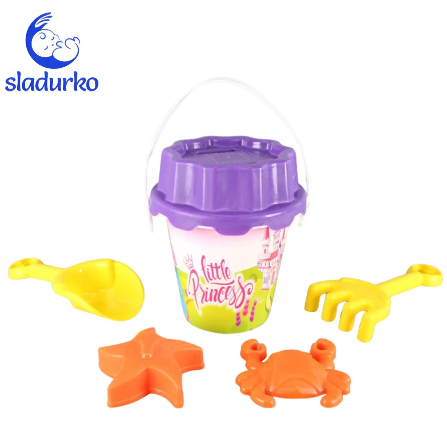 Комплект за пясък – кофичка и форми