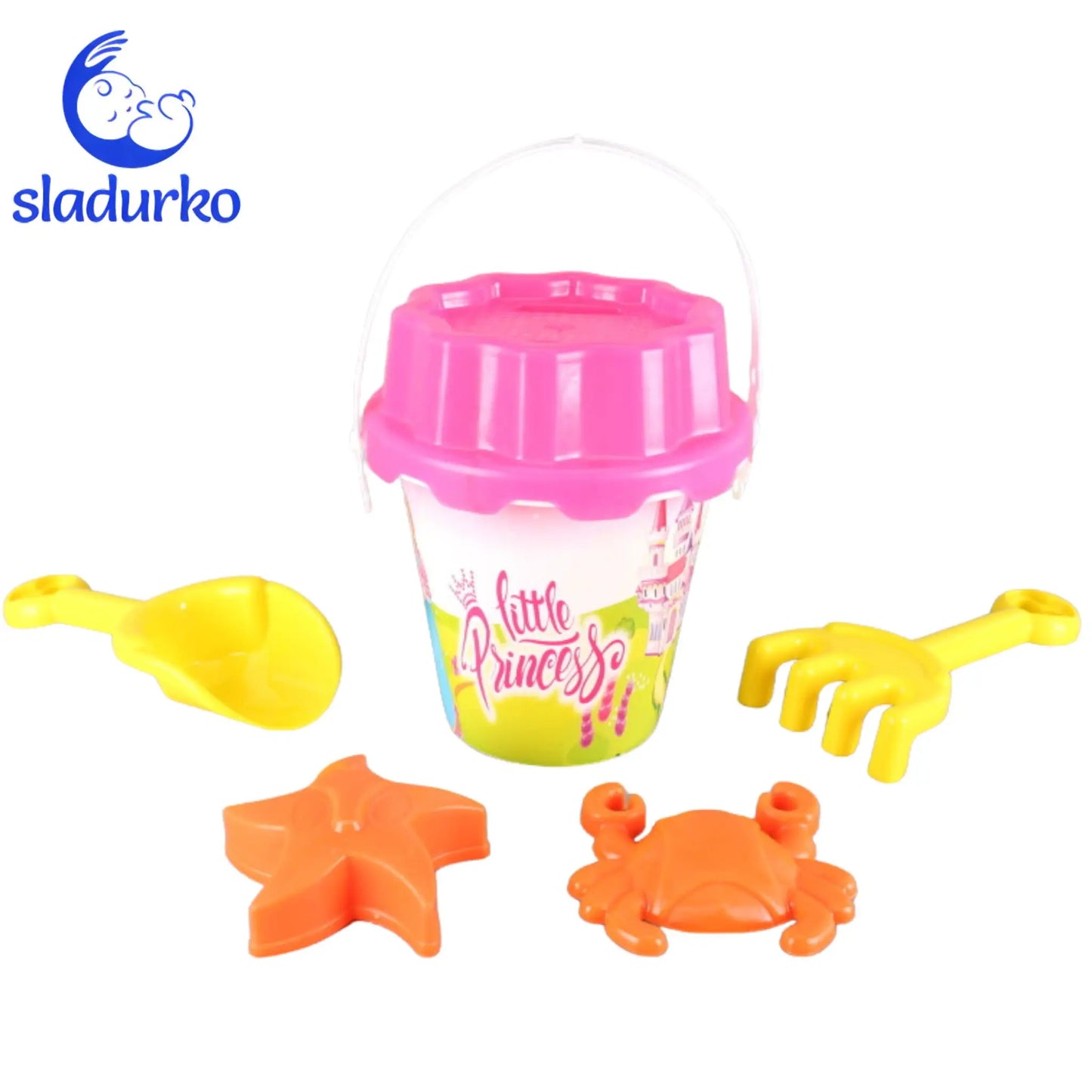 Комплект за пясък – кофичка и форми