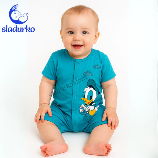 Бебешки гащеризон в тюркоазен цвят