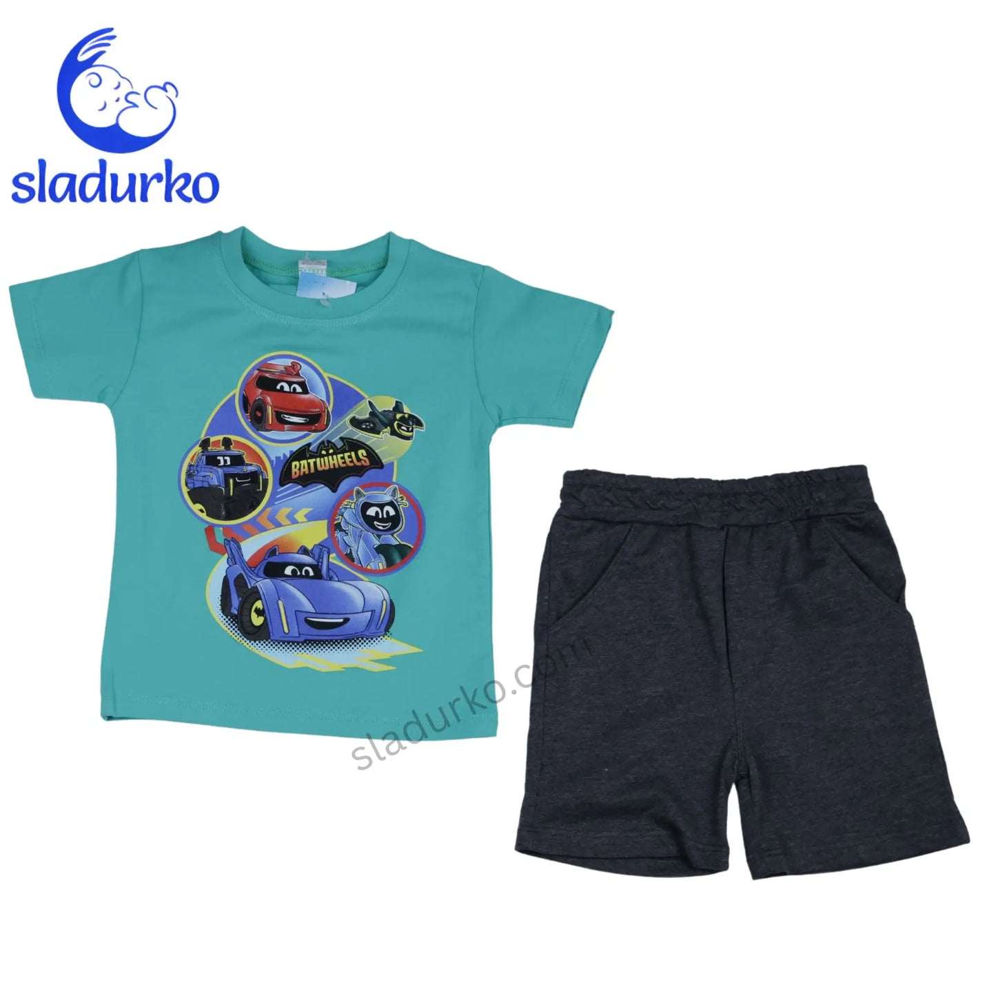 Летен комплект за момче - тениска и къси панталони