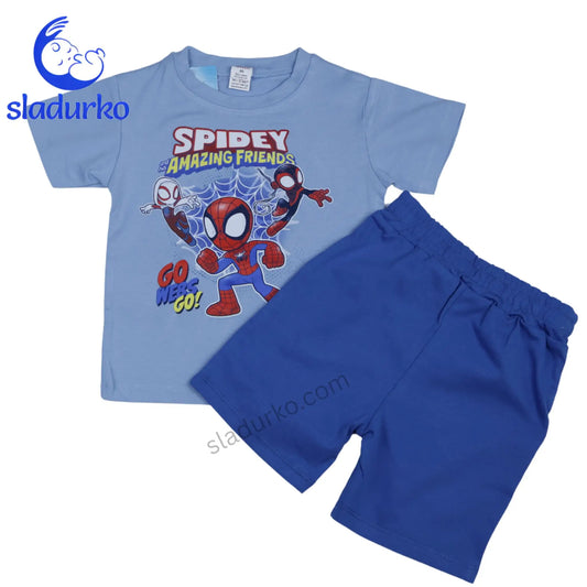 Летен комплект за момче - тениска и къси панталони