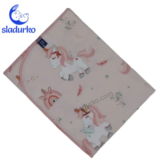 Бебешка бархетна пелена  - 80 х 90 см