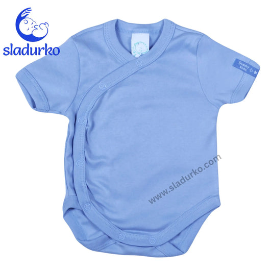 Боди с къс ръкав и странично закопчаване