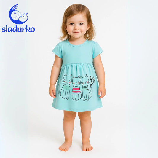 Очарователна рокля с котета