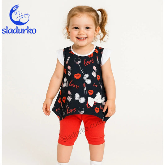 Туника и къс клин за момиче