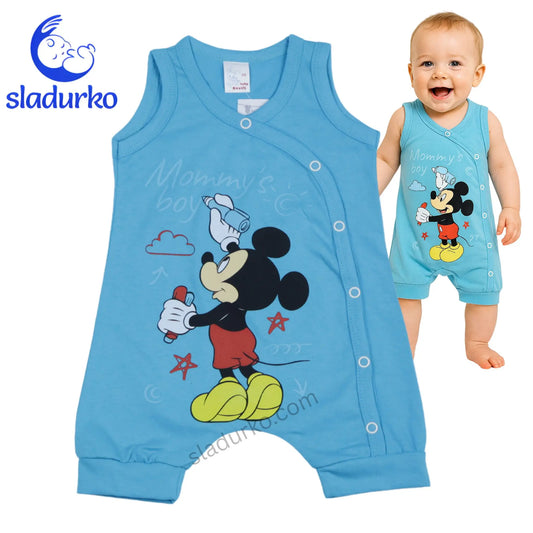 Бебешки гащеризон  син цвят