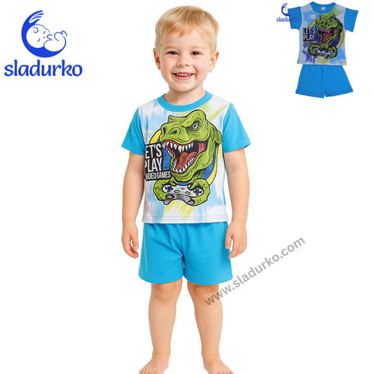 Пижама от две части с къс ръкав