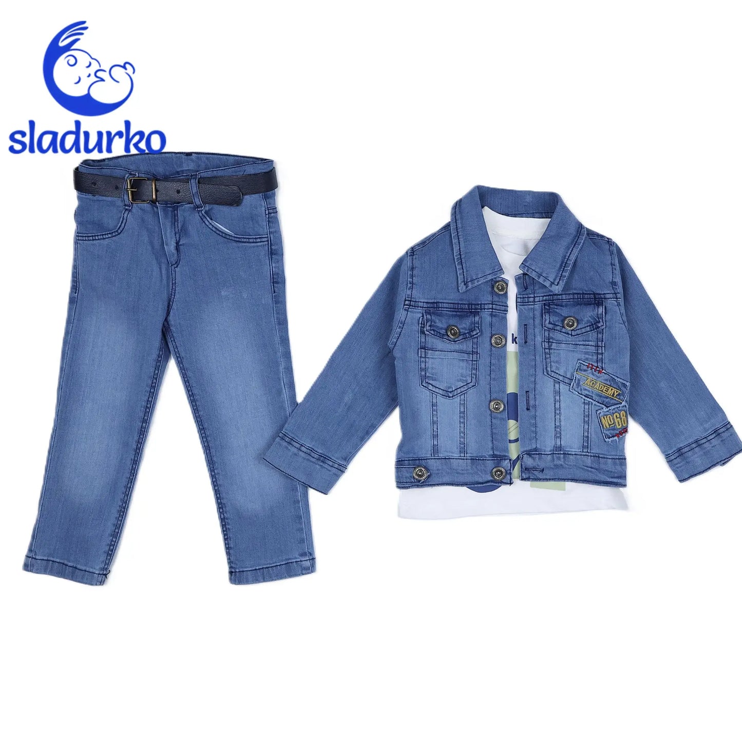 Дънков комплект от три части за момче