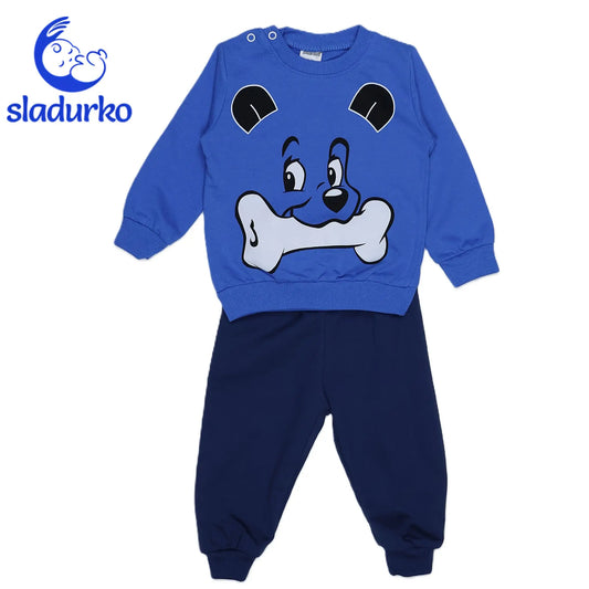Блузка и панталонки с куче за момче