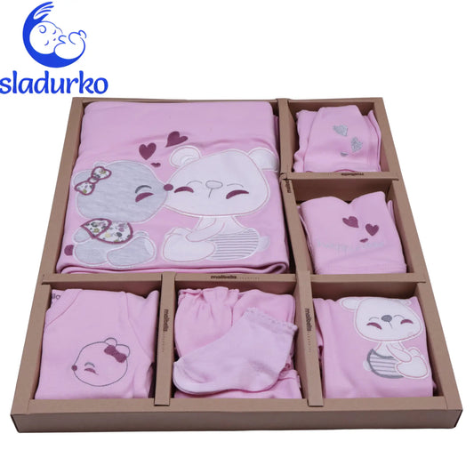 Нежен Комплект за Изписване "Щастие" - Розово (10 части)