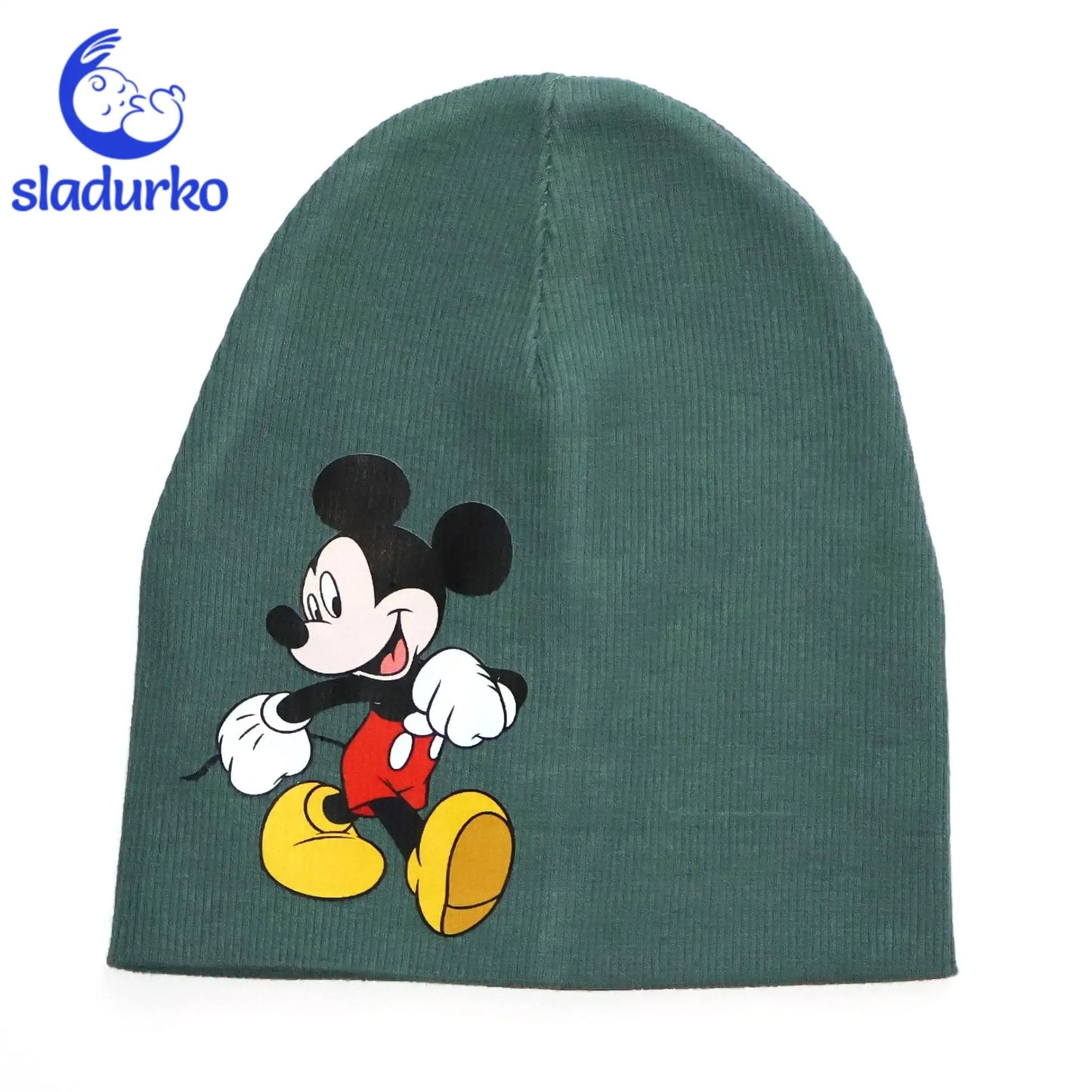 Шапка за момче   -зелена