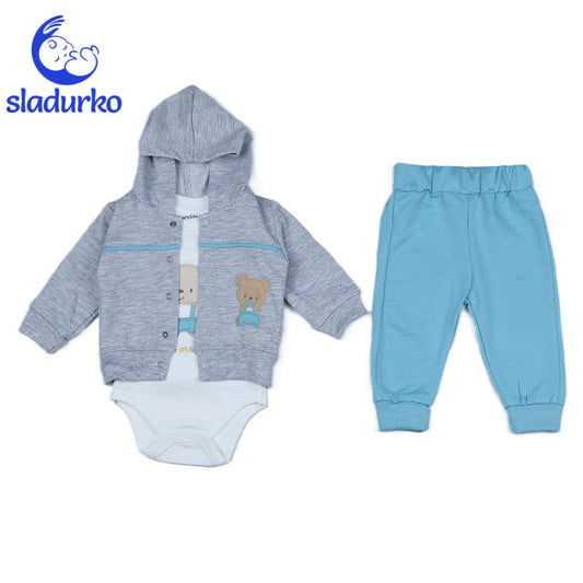 Бебешки комплект за момче от три части