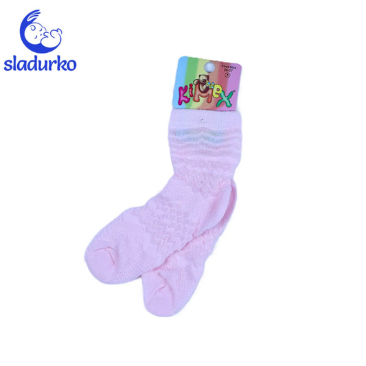 Едноцветни чорапи за момиче 26-27