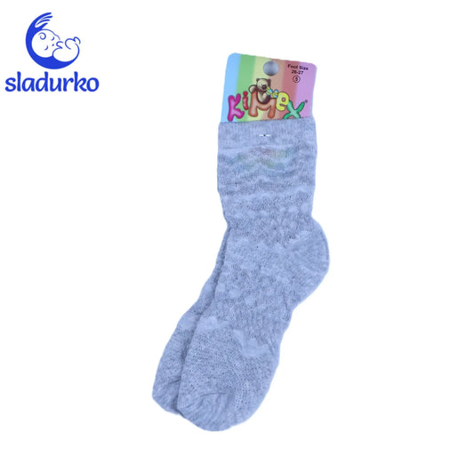 Едноцветни чорапи за момиче 26-27