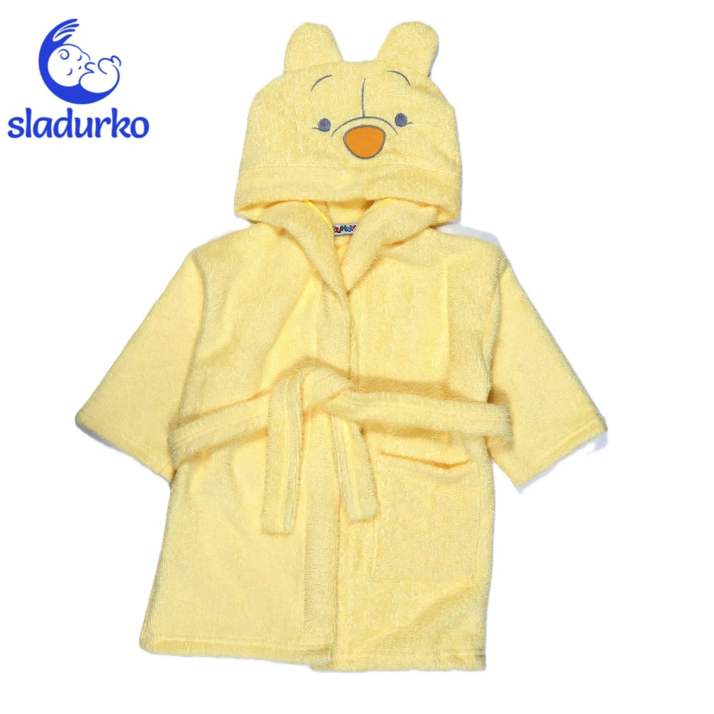 Детски Халат за баня с качулка и колан