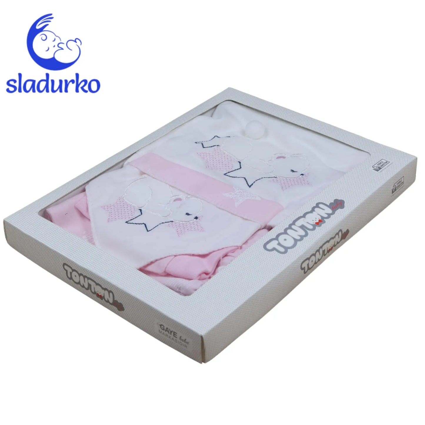 Комплект за изписване на бебе, от 5 части