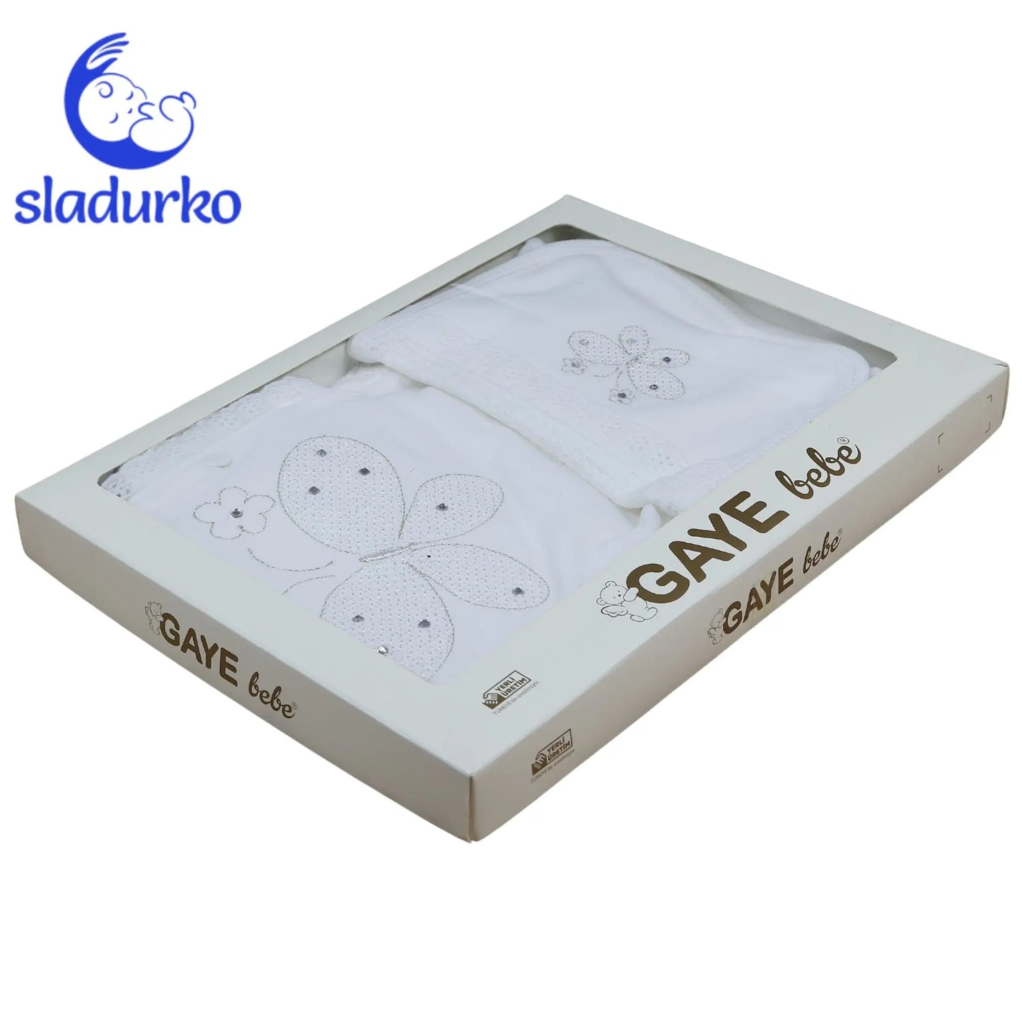 Комплект за новородено 5 части пеперуди