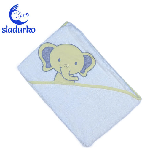 Бебешка хавлия с качулка. 75 х 75 см.