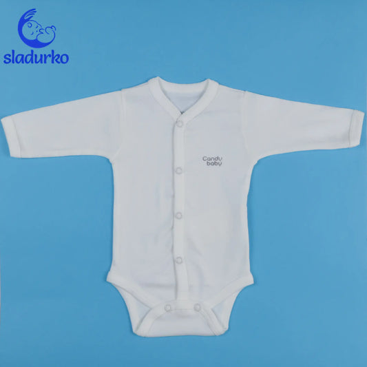 Боди с дълъг ръкав и средно закопчаване