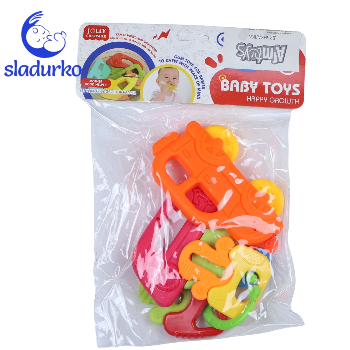 Комплект бебешки гризалки 3бр.