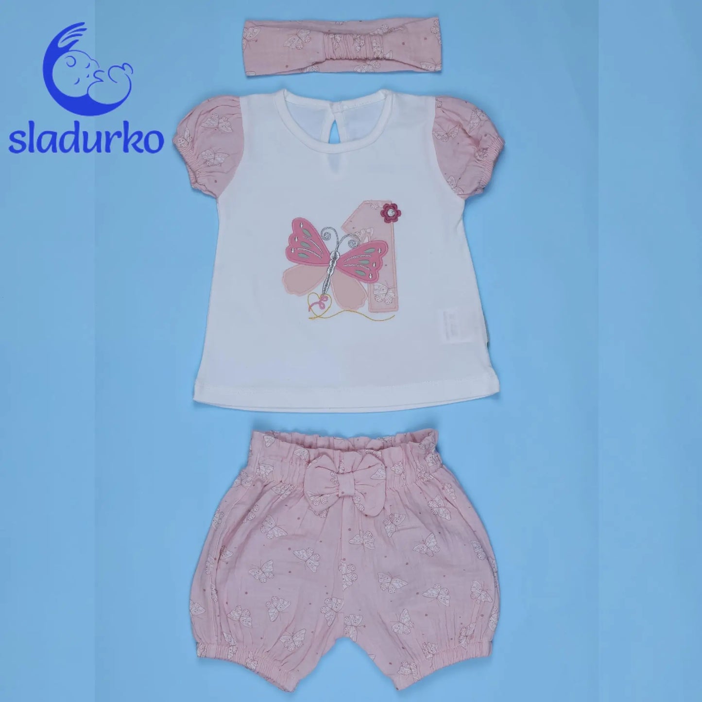 Комплект за момиче от три части