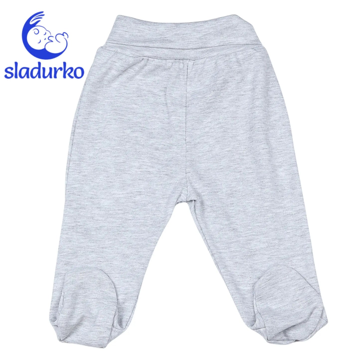 Комплект за новородено боди със странично закопчаване и ританки