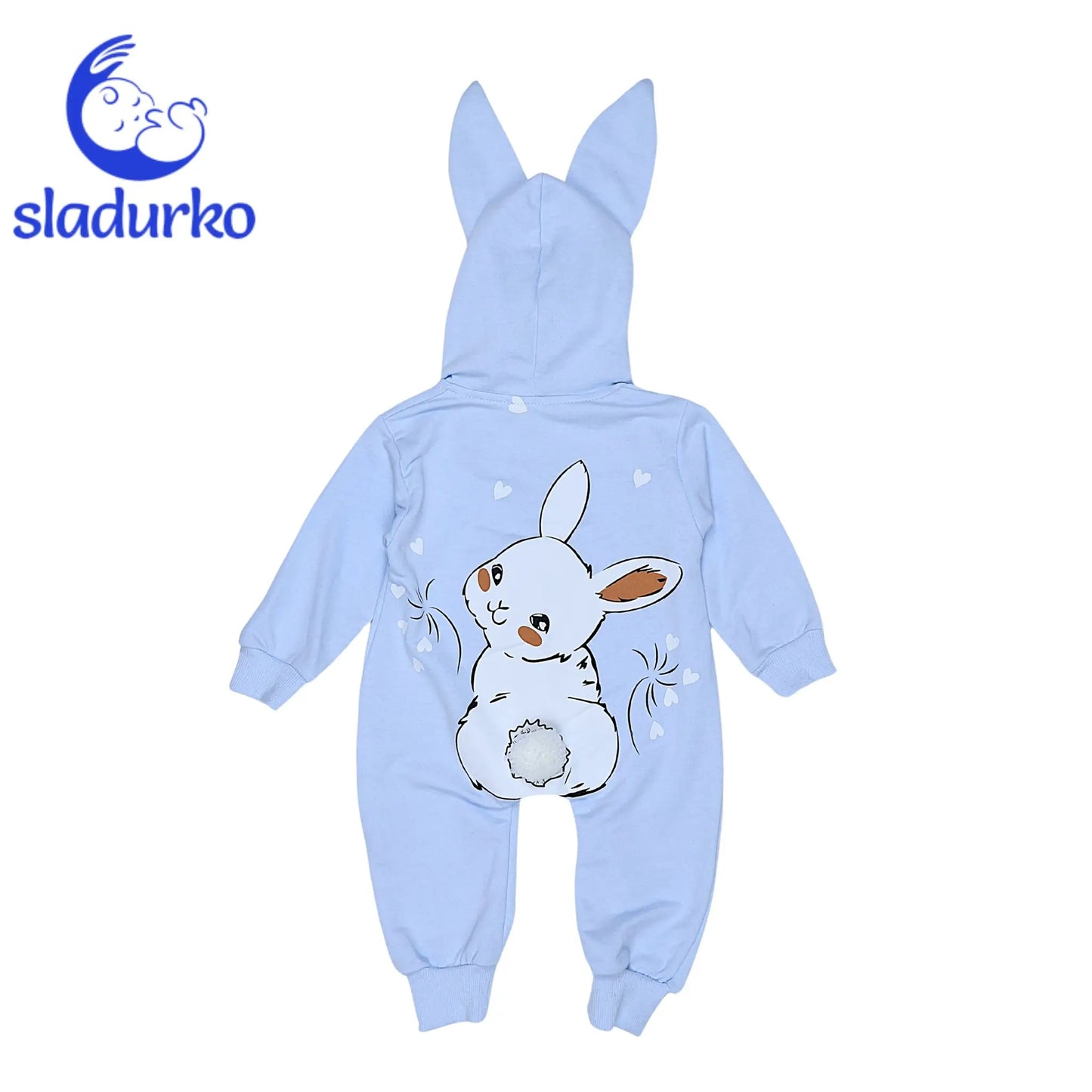 Бебешки гащеризон "Зайче" с качулка
