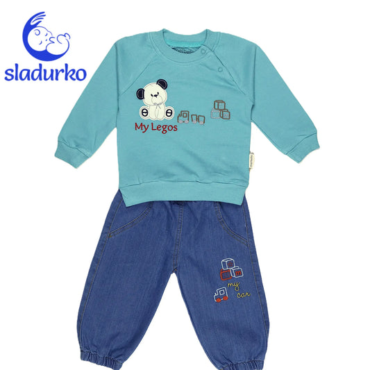 Дънки и блузка за момче