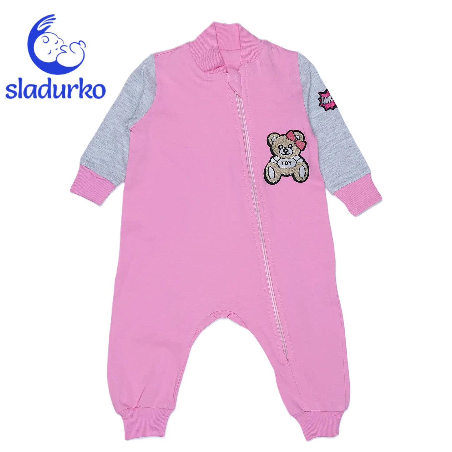 Бебешки гащеризон "Мече" с цип