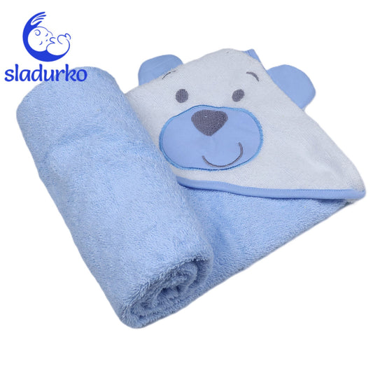 Бебешка хавлия с качулка 75 х 75 см