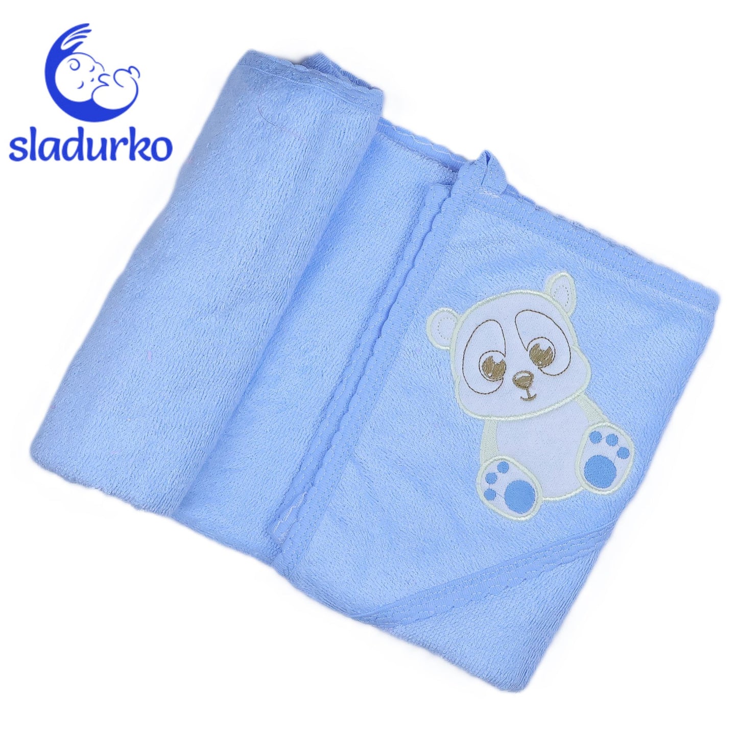 Бебешка хавлия с качулка