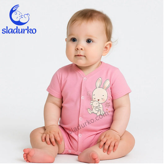 Бебешки гащеризон за момиче - 100% памук