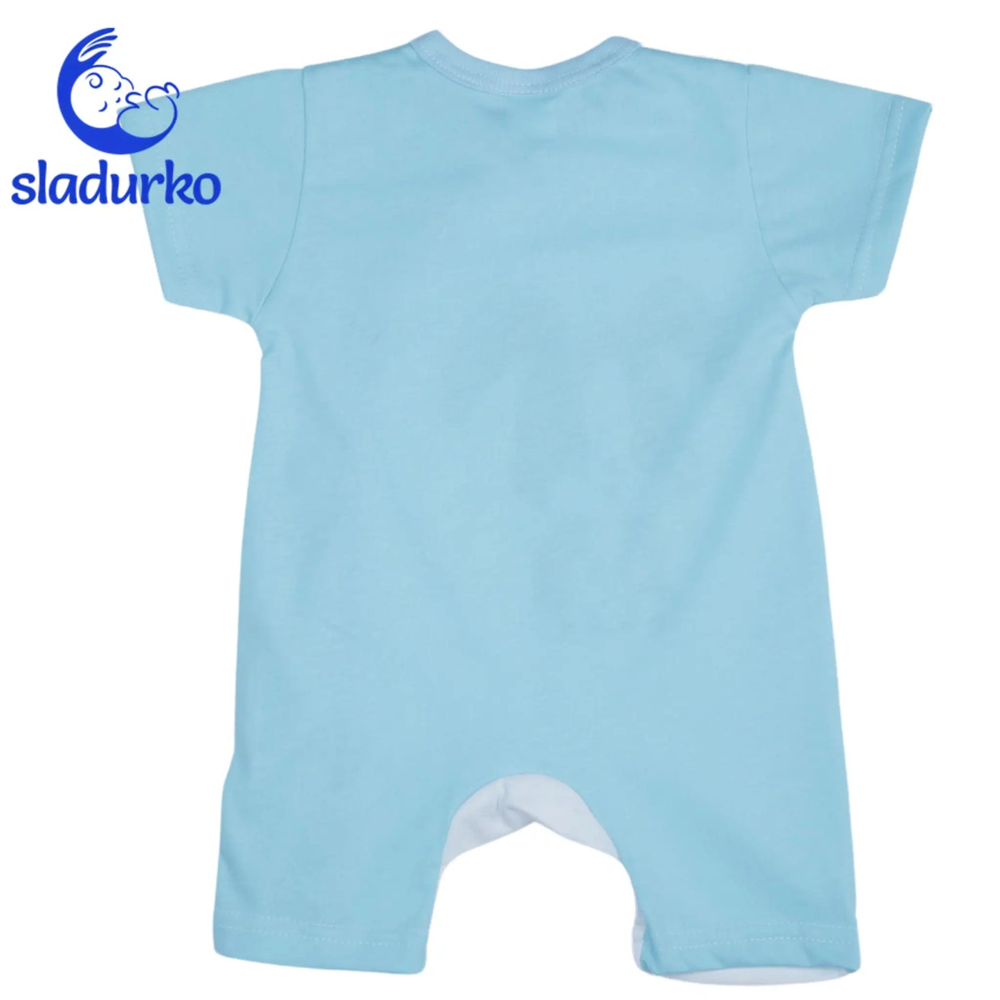 Бебешки гащеризон с къси ръкави и крачоли