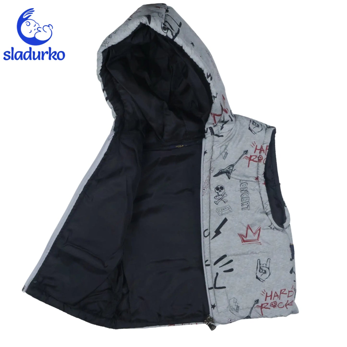 Шушляково Елече с Качулка сив цвят