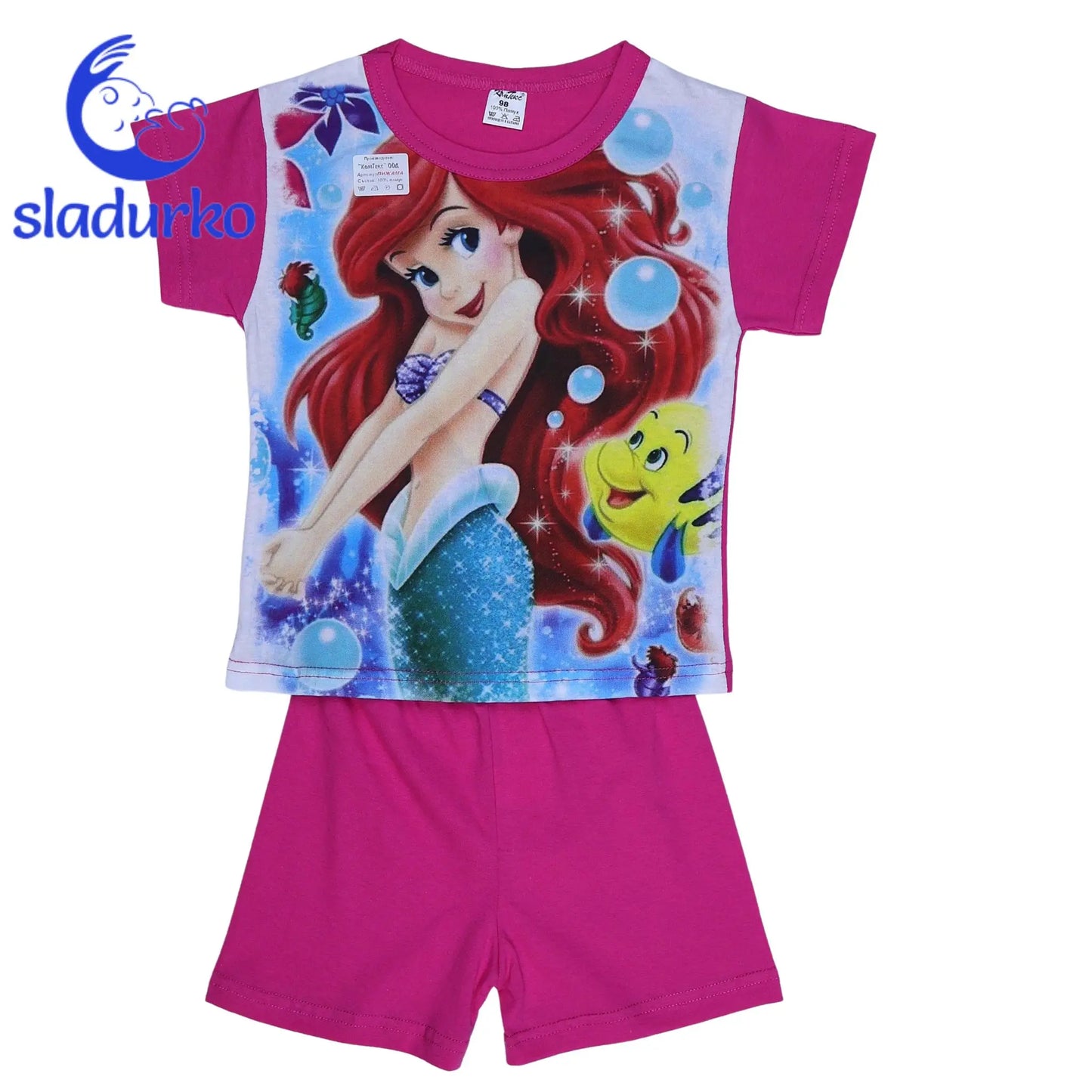 Удобна и цветна пижама за малки принцеси!