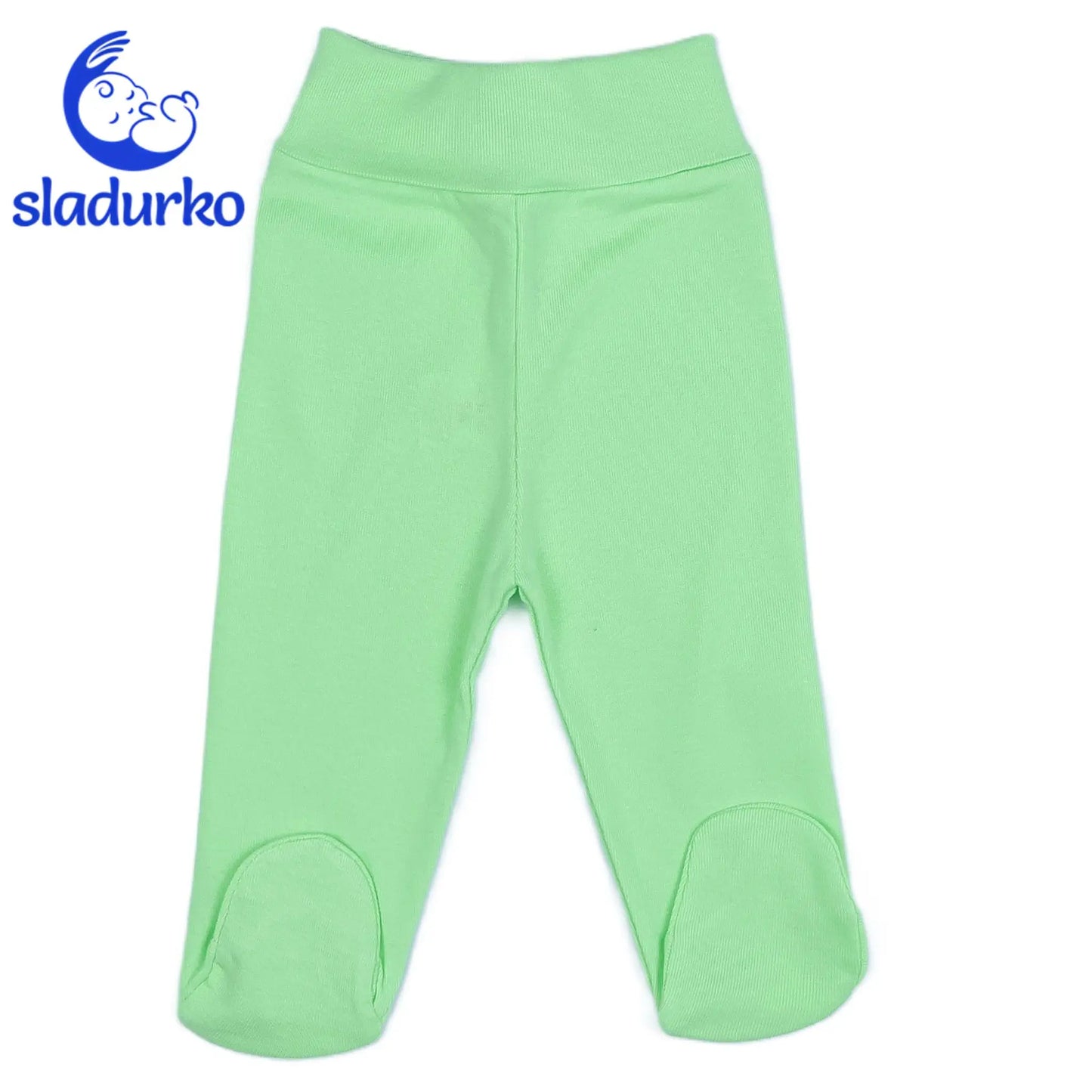 Ританки за новородено - зелен цвят