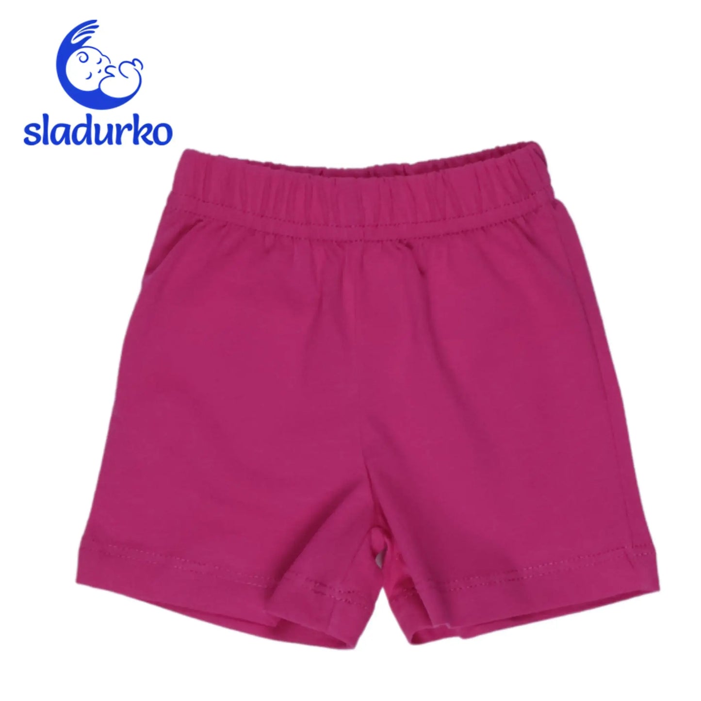 Детски летен комплект "Мече с цветя" - тениска и къси панталонки