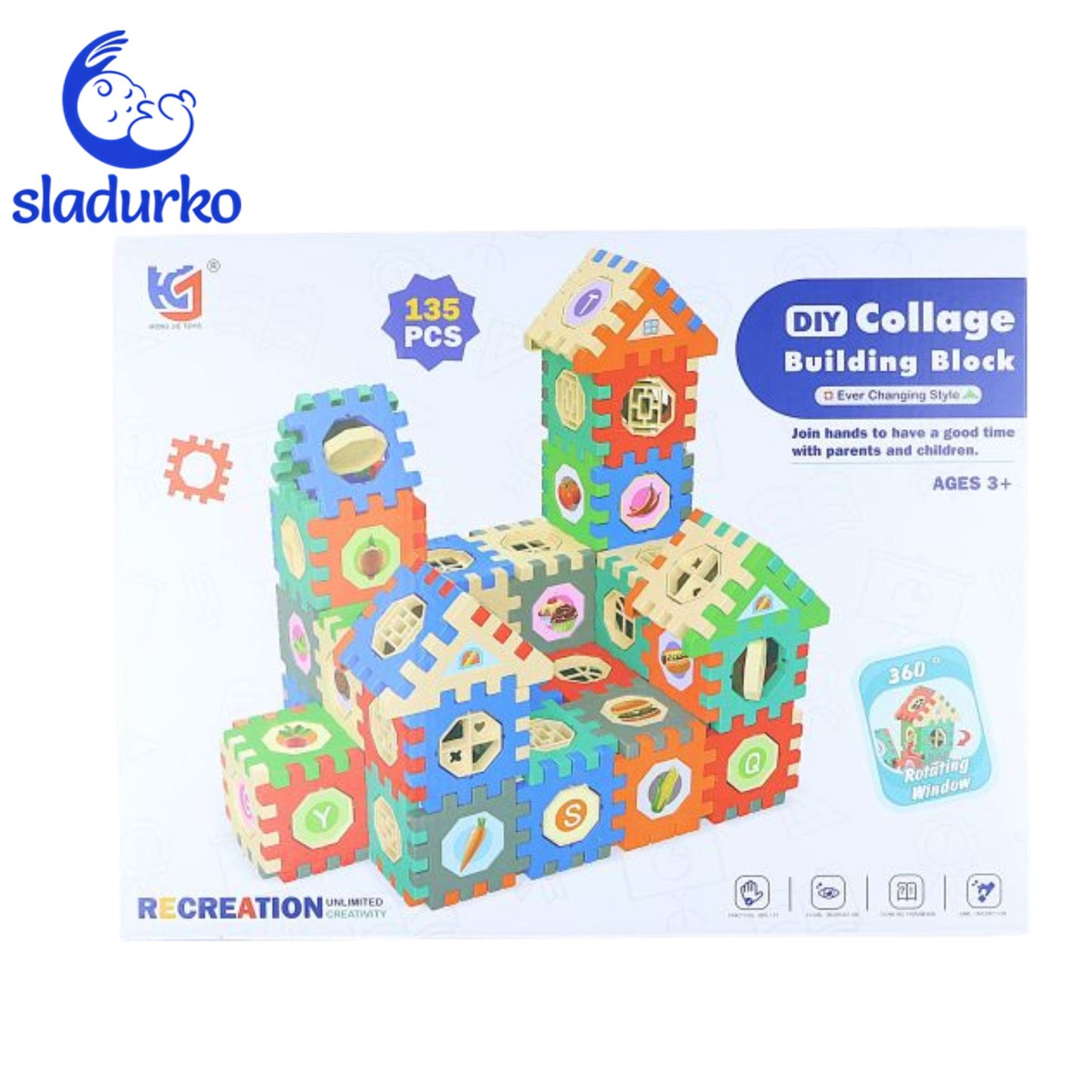 Конструктор – 135 части за безкрайно творчество!