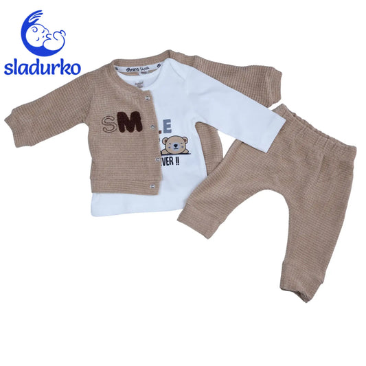 Комплект от 3 части за момче Smile