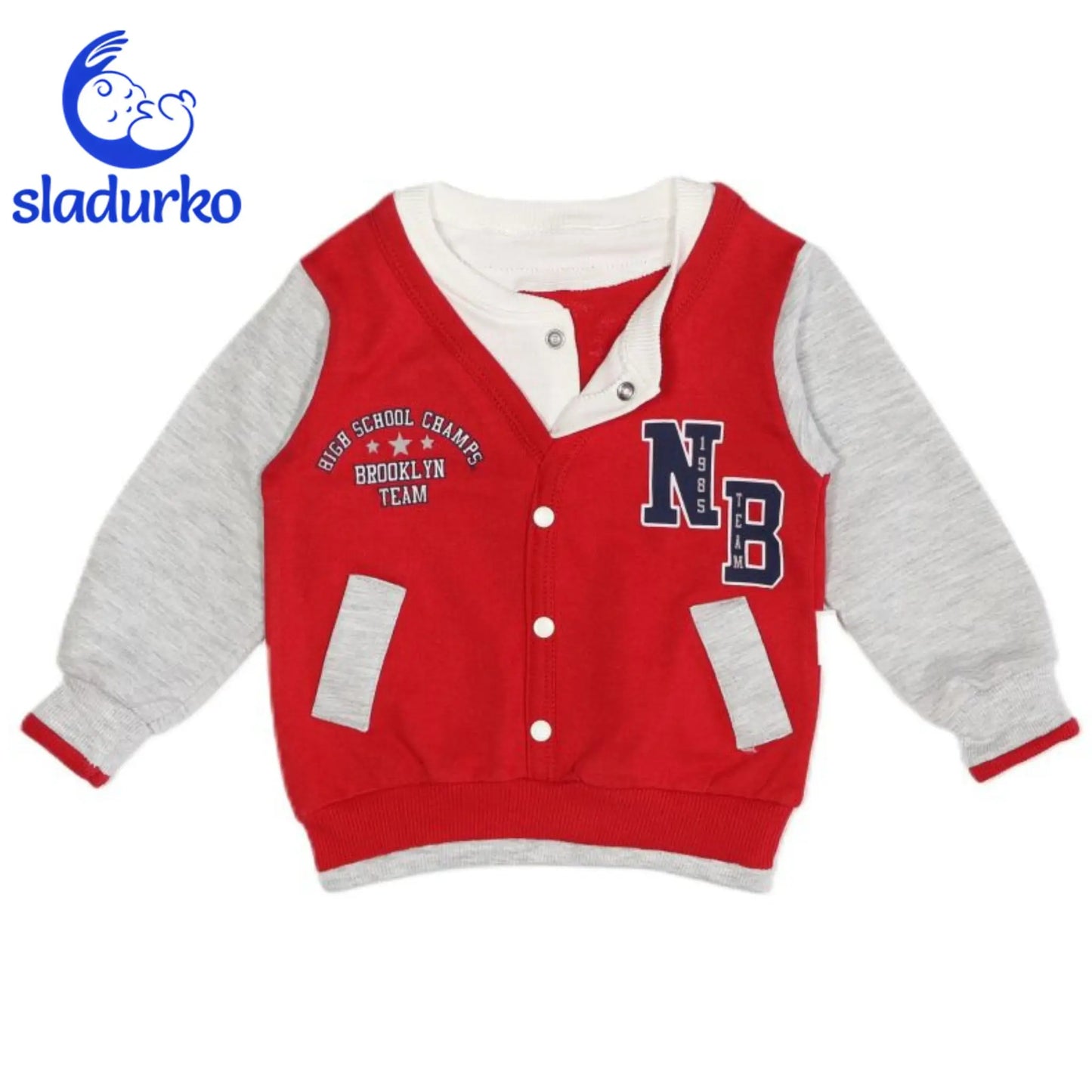 Комплект за момче от 2 части размер от 9 месеца до 2 годинки