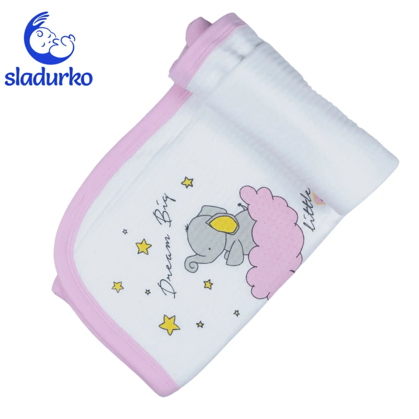 Пелена каппитон с апликация слонче 75х80 см.